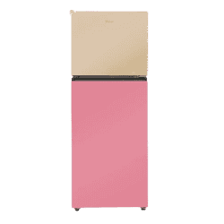 Haier Frost Free Double Door Refrigerator | 328L | 3 Star | Cream Pink Glass | HRF-3783CPG-P