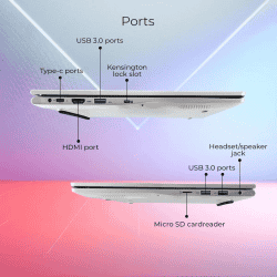 Acer Aspire 3 Thin & Light Laptop| Intel Core Celeron N4500 | 12GB RAM | 512 GB SSD | Pure Silver | A325-45