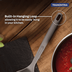 Tramontina Softta Silicone Ladle | Grey