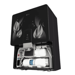 LG Water Purifier | RO + Mineral Booster | Premium Black | 8 L | WW146RTLB