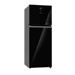 Haier Double Door Refrigerator | 328 Litres | 2 Star | Black Glass | HRF-3782PLKG-P