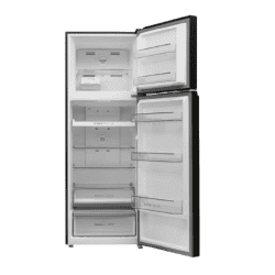 Haier Double Door Refrigerator | 328 Litres | 2 Star | Black Glass | HRF-3782PLKG-P