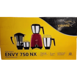 V-Guard Envy NX Juicer Mixer Grinder | 750 W | 4 Jar