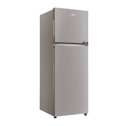 Haier Double Door Refrigerator | 240L |  2 Star | Brushline Silver | HRF-2902IBBS-P