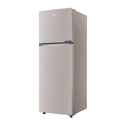 Haier Double Door Refrigerator | 240L |  2 Star | Brushline Silver | HRF-2902IBBS-P