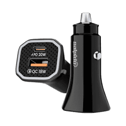 Salpido Vitor Series DualPower Type C to Lightning Car Charger | 38W | GD WC20