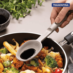 Tramontina Softta Silicone Serving Spoon | Grey