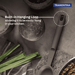 Tramontina Softta Silicone Serving Spoon | Grey