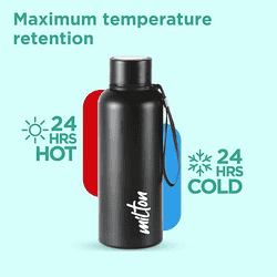 Milton Aura Thermosteel Water Bottle | 500 ml