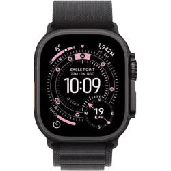 Apple Watch Ultra 3 | GPS + Cellular | 49mm | Black Titanium Case Black Alpine Loop | Large | Black Strap | MF0X4HN/A