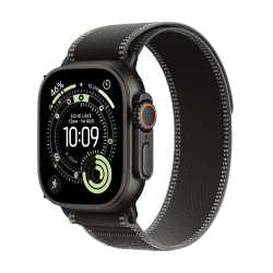 Apple Watch Ultra 3 | GPS + Cellular | 49mm | Titanium Case Black/Charcoal Trail Loop | M/L | Black/Charcoal Strap | MF1H4HN/A