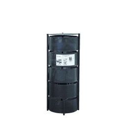 Zeno 5 Tier Metal Mesh Kitchen Storage | Round | Black