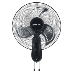 Bajaj Metallica Breeze Wall Fan | 400mm | Black | 252064