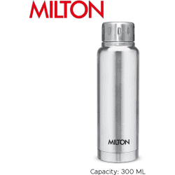 MILTON 300 ml Steel Flask  | Silver