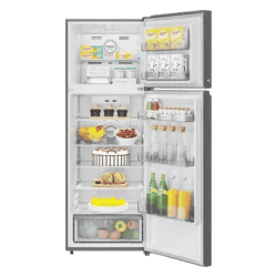Haier Frost Free Double Door Convertible Refrigerator | 328 L | 2 Star | Nickel Steel | HRF-3782BNS-P