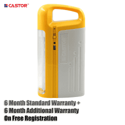 IBELL castor 4 hrs Lantern Emergency Light | High Bright LED | Yellow | EL5423TL