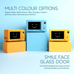 Haier Vogue Solo Microwave Oven | 20L | Digital Display | Blueberry | HIL20V1MBPD