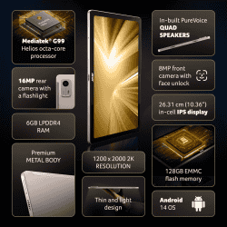 Acer Iconia Tab iM10-22 | Wi-Fi + 4G LTE | 8GB | 256GB | Gold