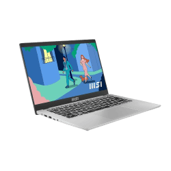 MSI Modern 14 Laptop | Intel 12th Gen i7-1255U | 16GB | 512GB SSD | Windows 11 Home | Urban Silver | C12MO-1298IN