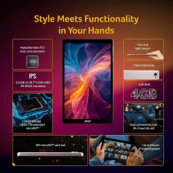 Acer Iconia Tablet iM9-12M | Wi-Fi5+4G | 4GB | 64GB | Gold