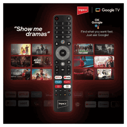 IMPEX evoQ 4K Google TV | 164 cm (65 Inches) | Dolby Vision | HDR10 | 24W Surround Sound | 65S4RLC3