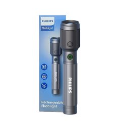 PHILIPS Torch | Zoom LED Flashlight | Rechargeable | 1200mAh | SFL2141/56