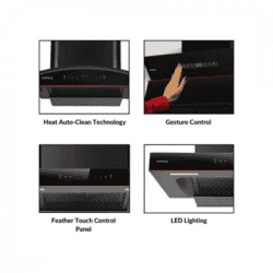 Bosch Series 4 Wall Mounted Chimney | 90 cm | Black