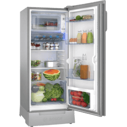 Bosch SmartChoice Single Door Refrigerator | 207 L | 3 Star | Fine Steel | CST20S23PI