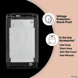 LG Fully Automatic Top Loading Washing Machine | 10 Kg | 5 Star | Middle Black | THD10SWM