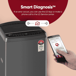 LG Fully Automatic Top Loading Washing Machine | 10 Kg | 5 Star | Middle Black | THD10SWM