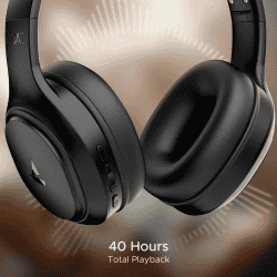 Boat Rockerz 430 Wireless Headphone | On the Ear | Iris Black