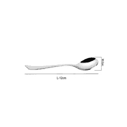 Prabha Monalisa Coffee Spoon Set | 12cm | Stainless Steel