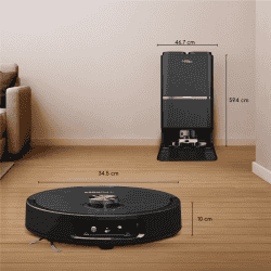 Eureka Forbes Smartclean Fully Automatic Robotic Vacuum Cleaner | Germguard | AI Visual Sensor | GVCDFSCFA00000
