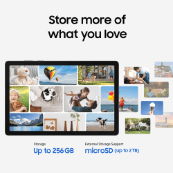 Samsung Galaxy Tab A11+ Gaming Tablet | Wi-Fi+5G | 8 GB | 256 GB | Gray