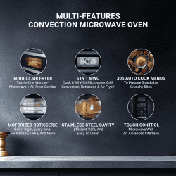 Haier Convection Microwave Oven | 30L | Black | HIL3001ARSB