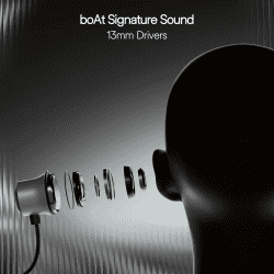 boAt Rockerz 210 ANC | Active Noise Cancellation | Black