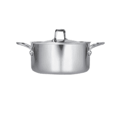 Milton Pro Cook Triply Stainless Steel Casserole | With Lid 24 cm