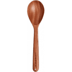 The Indus Valley Neem Wooden Oval Stir Spatula | 29cm | Wooden Serving Spoon