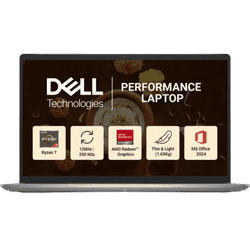 DELL 15 Laptop | AMD Ryzen 7 Octa Core 7730U | 16 GB | 512 GB SSD | Windows 11 Home | 15 Inch | Platinum Silver | ODC1525580501RINS1
