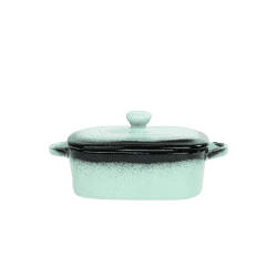 Vola Prisma Fine Porcelain Rectangle Casserole | 14 cm | 400 ml | Oven-to-Table Dish