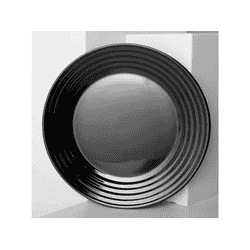Luminarc Harena Dinner Plates | 27 Cm | Round | Black