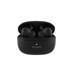 Philips Wireless Earbuds with ANC | Quad Mic ENC | Fast Charging | Black | TAT1150/94