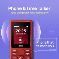 HMD 102 4G | Type C Fast Charging | Rear Camera | Red