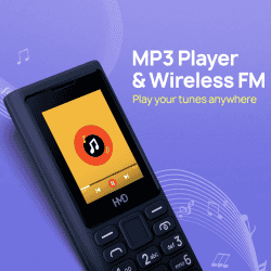 HMD 102 4G Phone | Type C Fast Charging | Rear Camera | Dark Blue