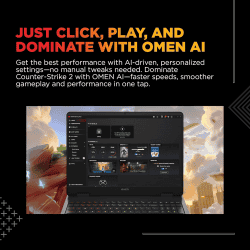 HP Omen  Gaming Laptop | AMD Ryzen 9 8940HX | 24GB DDR5 | 1TB SSD | 8GB RTX 5070 | Black | 16-ap0182AX