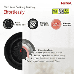 Tefal Day by Day Non-Stick Deep Frypan | 24cm