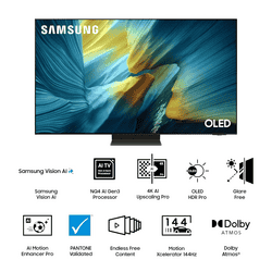 Samsung 4K Ultra HD Smart OLED TV | 195 cm (77 inches) | QA77S95FAULXL