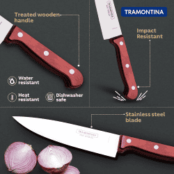 TRAMONTINA Polywood Stainless Steel Chef Knife | 15.2cm (6") | Knife