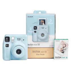 Fujifilm Instax Mini SE Fun Pack Instant Camera | Blue | ICO275