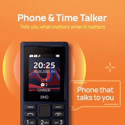 HMD 101 4G Mobile Phone | Type C Fast Charging | Dark Blue | TA-1727